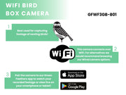 WiFi Bird Box & Wildlife Habitat HD Camera