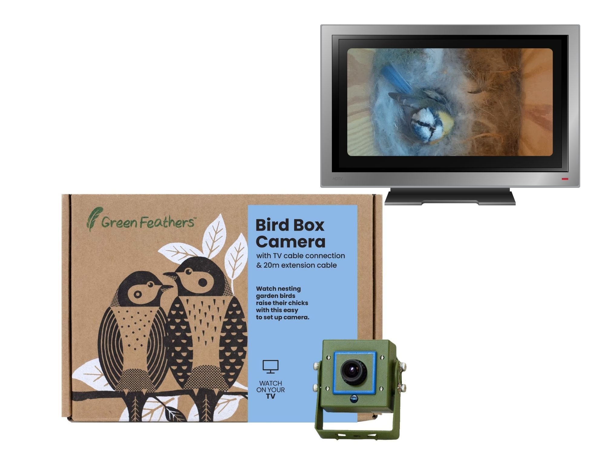 Cable Connection Bird Box & Wildlife Camera