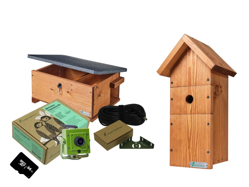 Bird Box and Hedgehog House Complete Garden Camera Kit