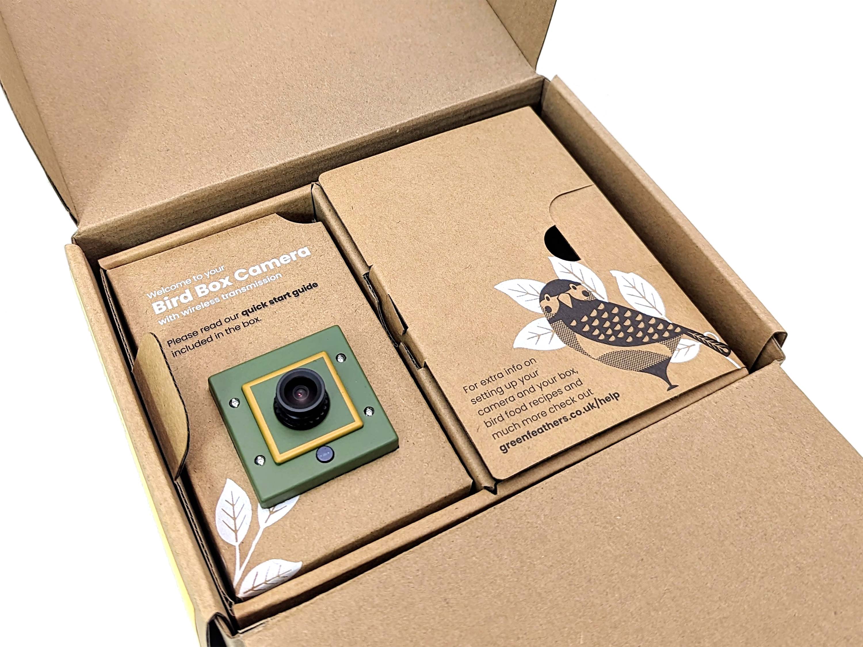 wireless bird box camera presentation box